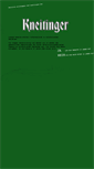 Mobile Screenshot of kneitinger.de